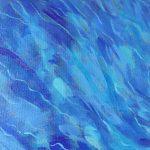 Acrylic painting “Source”, 50×40 cm, 2024, reflecting desire as an inner force of growth and transformation.