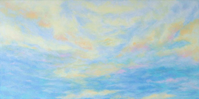 This painting is about freedom, lightness, and weightlessness. It’s a reminder to step beyond limits, expand our perspective, and realize our potential. Dreams make this possible by inspiring, delighting, and gradually becoming part of our reality.