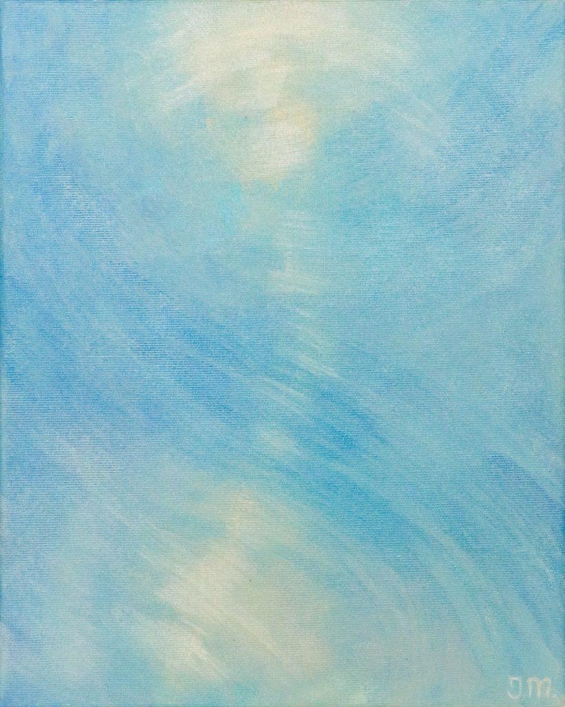 In this painting I tried to give the sense of the warmth and light, ascension. It may be compared to the joy of achieving an important goal. I want to direct someone to their dream or inspire them to make at least a step towards it.