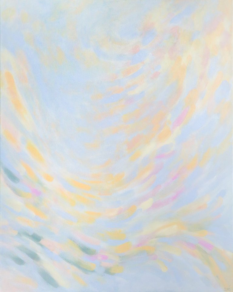 Acrylic painting “Path”, 100×80 cm, 2022, symbolizing life’s choices, awareness, and inspiration on a personal journey.